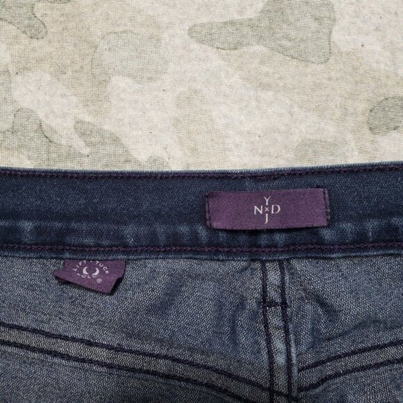 NYDJ Jeans Womens 30 Blue Made In USA Bootcut Denim Dark Wash - Picture 3 of 11